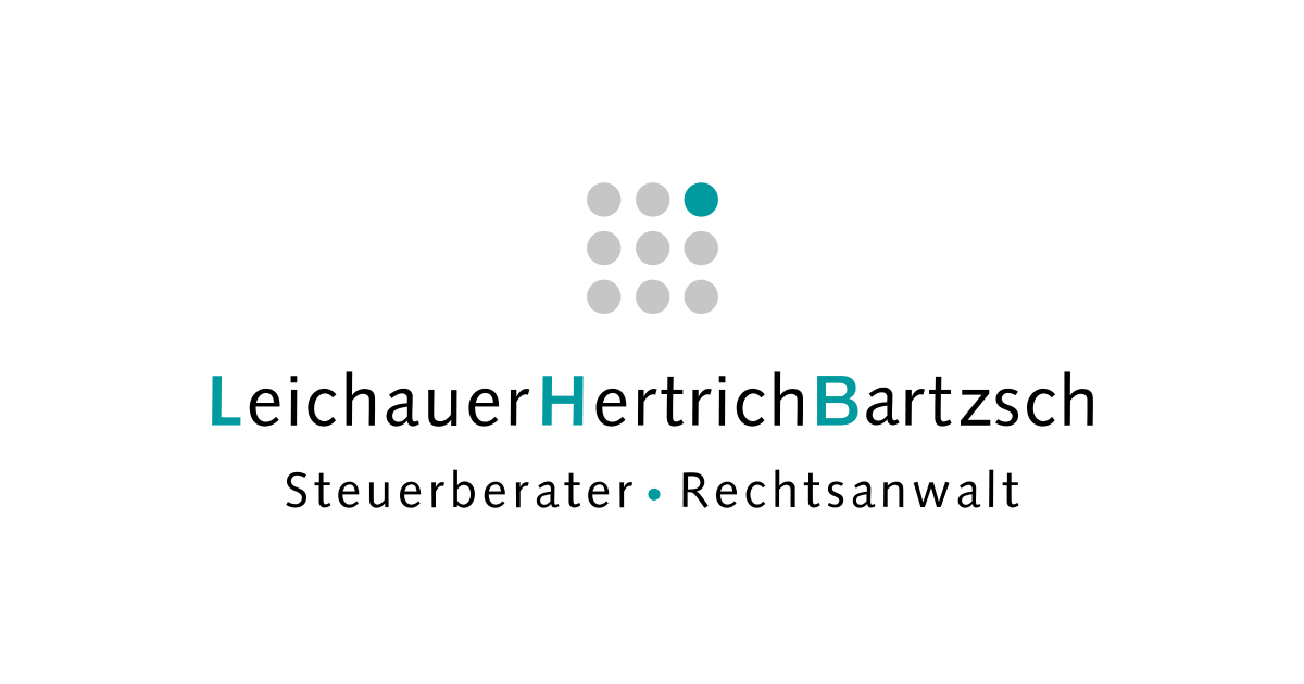 Leichauer Hertrich Bartzsch Steuerberater • Rechtsanwalt
Gesellschaft des bürgerlichen Rechts